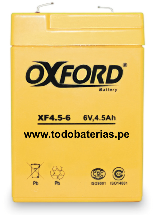 Batería para UPS Oxford XF4.5-4